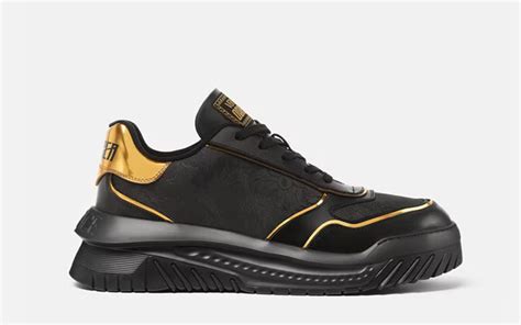 versace sneakers dames goud zwart|All Sneakers .